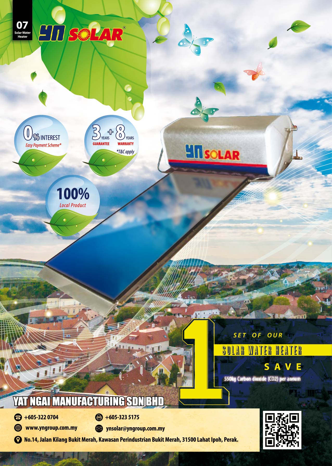 Yn Solar Water Heater